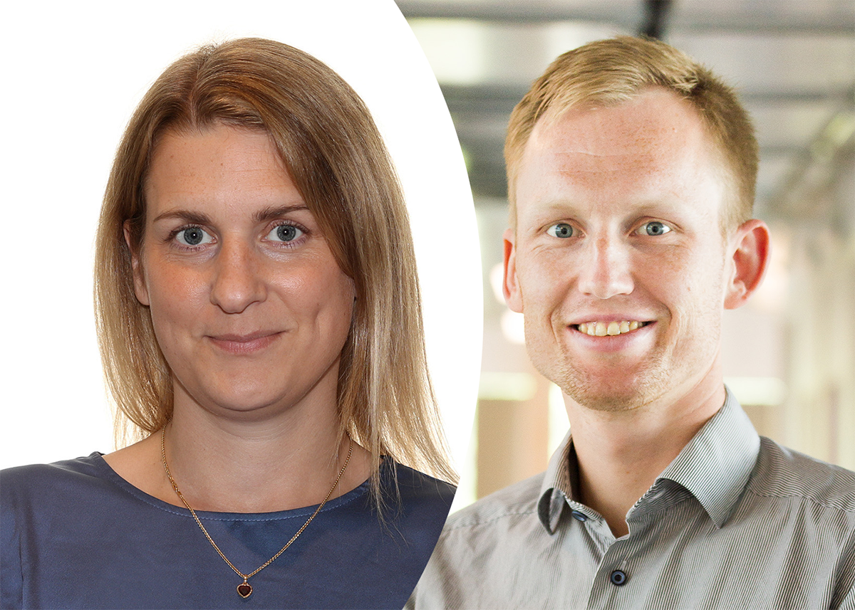 Ny CFO Linda Wretman och CEO Fredrik Einarsson på Ongoing.